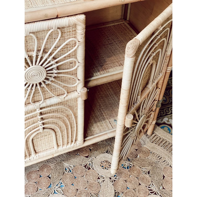 Buffet en rotin sunshine (Terracotta) - Image 1
