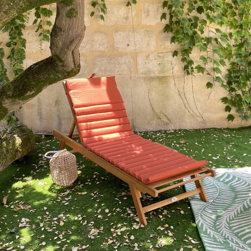 Beau Rivage - Matelas ondulo gorria coloris ocre rouge