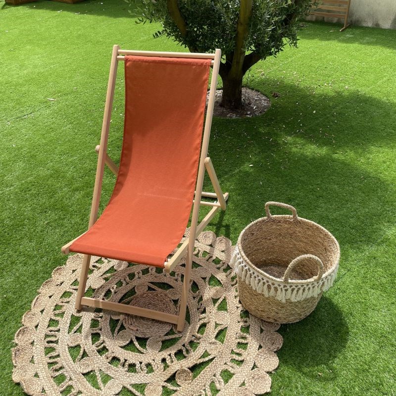 Beau Rivage - Chilienne en bois gorria ocre rouge