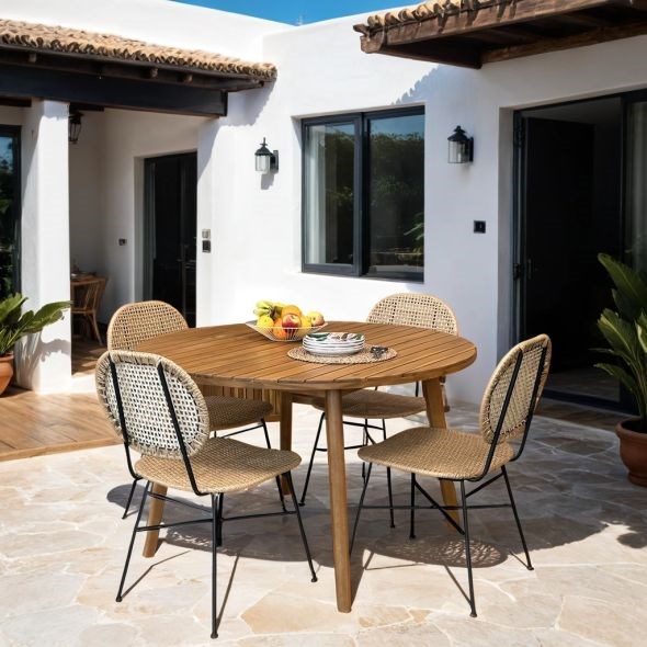 Beau Rivage - Table de jardin en bois verone
