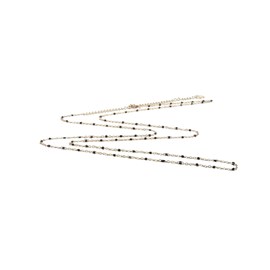 Chaîne acier inoxydable dorée à l'or