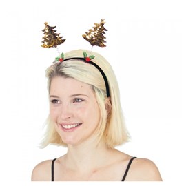 Serre tête sapin sequins reversibles