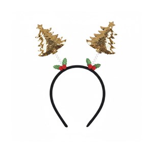 Serre tête sapin sequins reversibles