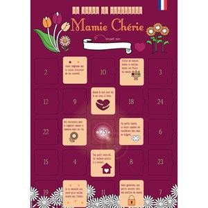 Calendrier mamie 25 jours de tendresse