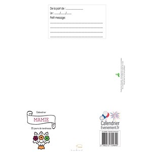 Calendrier mamie 25 jours de tendresse