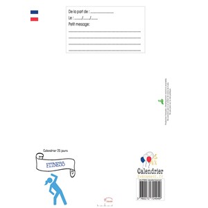 Calendrier fitness 25 exercices