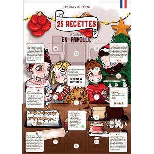 Calendrier de l'avent recettes de noel