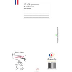 Calendrier de l'avent recettes de noel