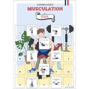 Calendrier de l'avent musculation homme