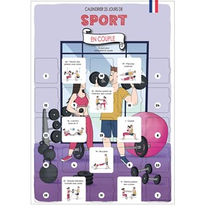 Calendrier de l'avent sport en couple