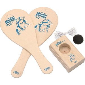 Jokari bois massif en sac coton