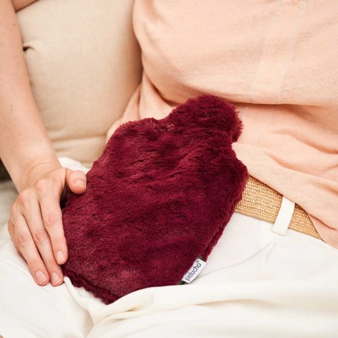 Bouillotte micro-ondes prune