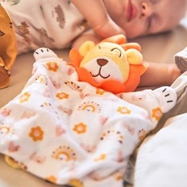 Bouillotte bébé lion