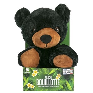 Bouillotte ours noir