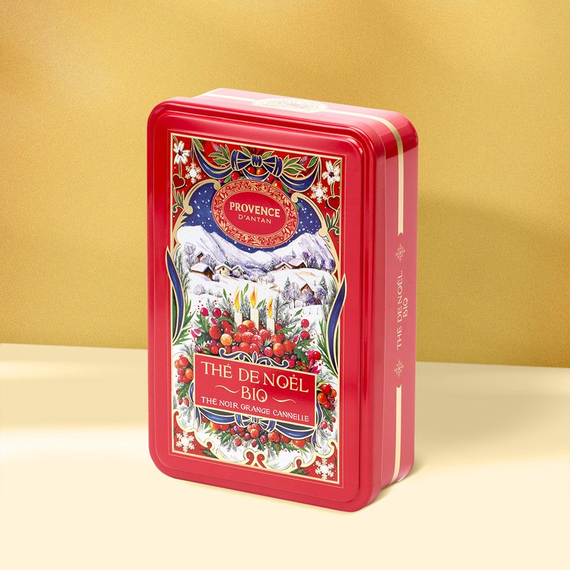 Thé noir de noël orange cannelle bio*