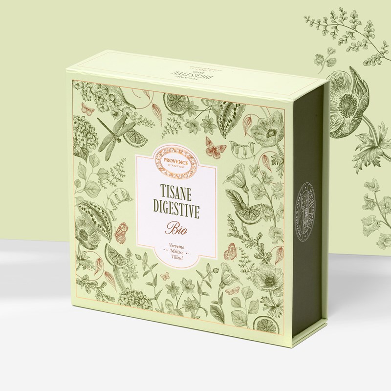 Tisane digestive bio* - coffret carton magnétique