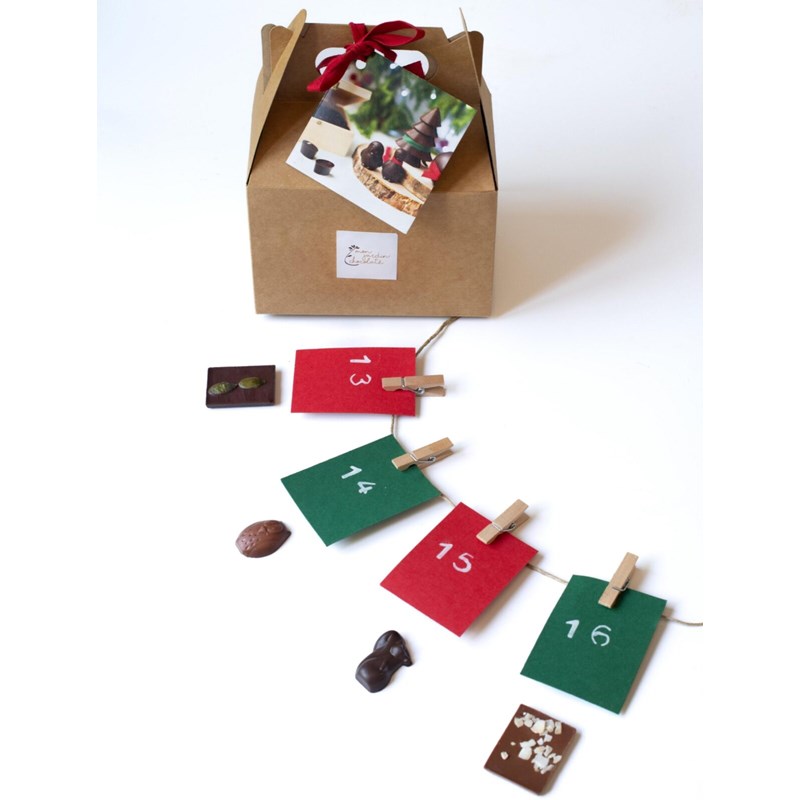 Calendrier de l'avent chocolat bio