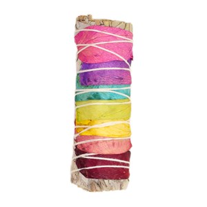 Bâton de sauge blanche 7 chakras 10 cm