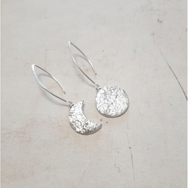 Boucles d'oreilles croissant de lune