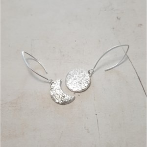 Boucles d'oreilles croissant de lune