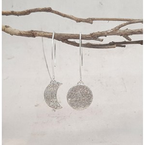 Boucles d'oreilles croissant de lune