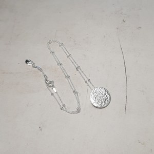 Collier jaci pleine lune argent