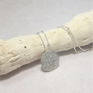 Collier jaci pleine lune argent