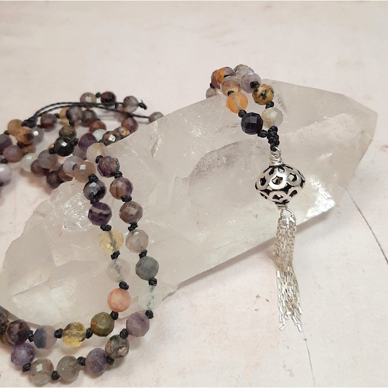 Mala multicolore pierres naturelles