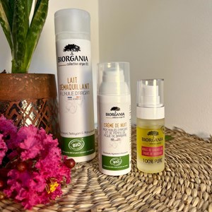 Routine bio douceur du soir, peau mature