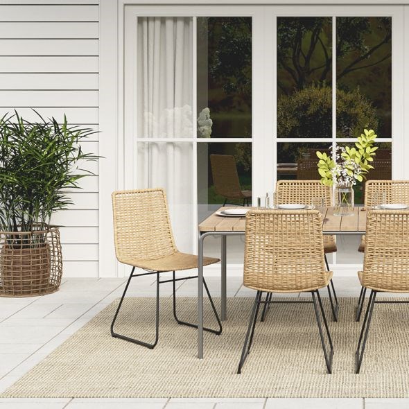 Beau Rivage - Lot de 2 chaises de jardin résine ada