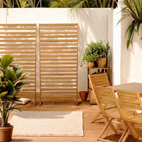 Beau Rivage - Claustra en bois mana