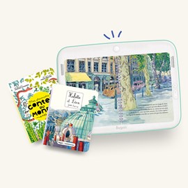 Bugali - tablette de lecture sans écran - pack 5+