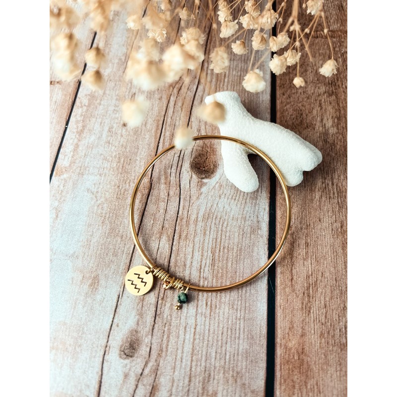 Grain de Fantaisies - Bracelet signe astrologique - verseau