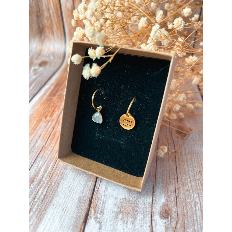 Créoles signe astrologique - verseau