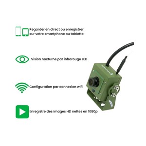 Kit complet nichoir oiseaux avec caméra