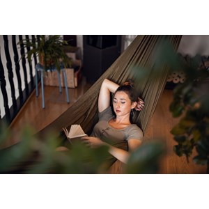 Home hammock olive brown