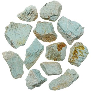 Pierres brutes turquoise