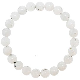 Bracelet pierre lune blanche