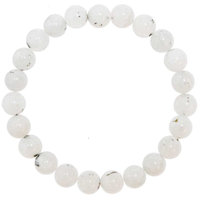 Naturosphère - Bracelet pierre lune blanche