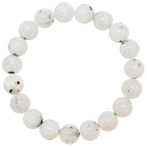 Bracelet pierre lune blanche