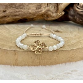 Bracelet chance en pierre de lune