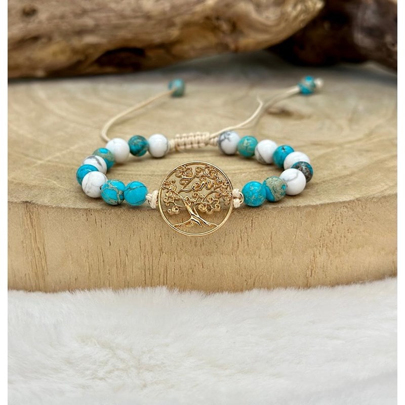 Bracelet Bébé Ambre et Pierre naturelle – Cognac et Turquoise Bleu - Super  idées cadeaux