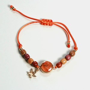 Bracelet cabochon jaspe et bois love