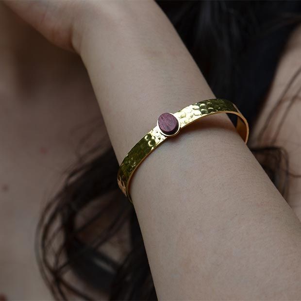 Essenciel - Bracelet jonc acier inoxydable rita