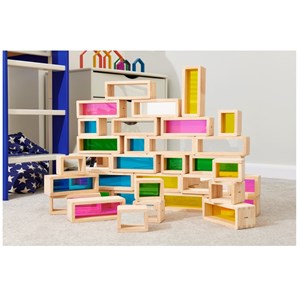 Briques géantes arc-en-ciel 36 pcs