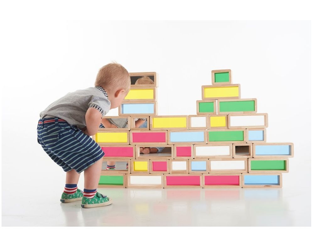 Briques géantes arc-en-ciel 36 pcs