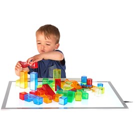 Blocs de couleur translucides 50 pcs