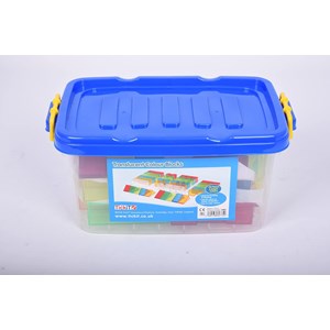 Blocs de couleur translucides 50 pcs