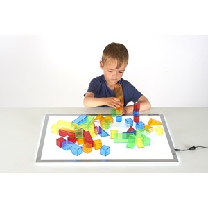 Blocs de couleur translucides 50 pcs