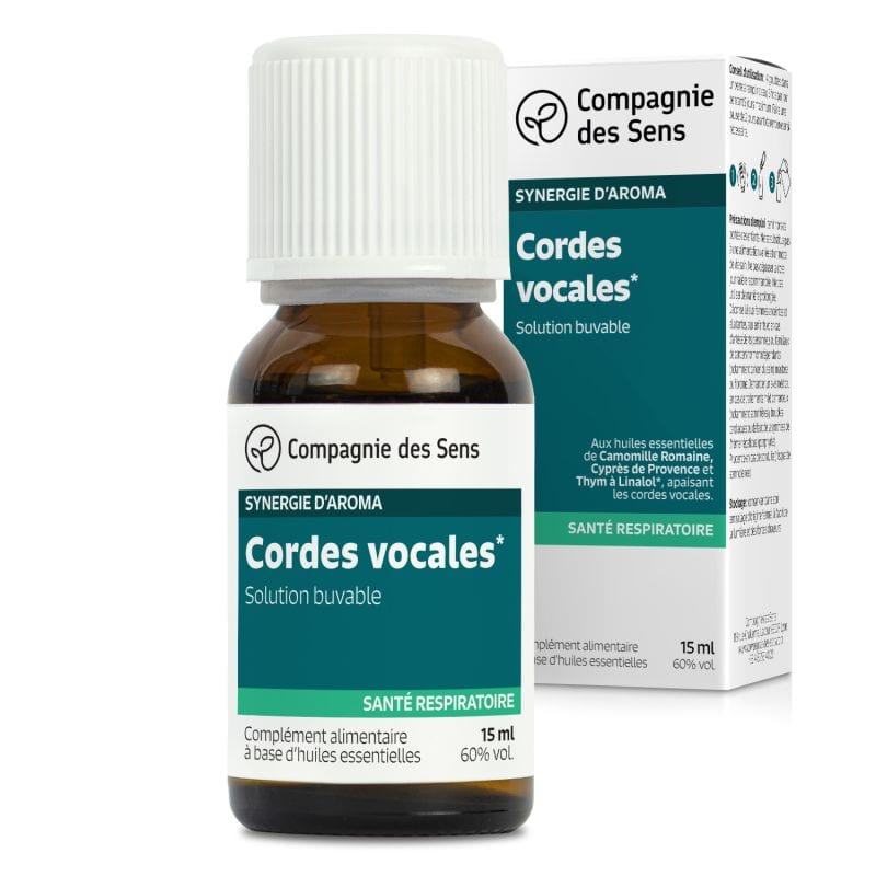La Compagnie des Sens - Cordes vocales - huiles essentielles en solution buvable